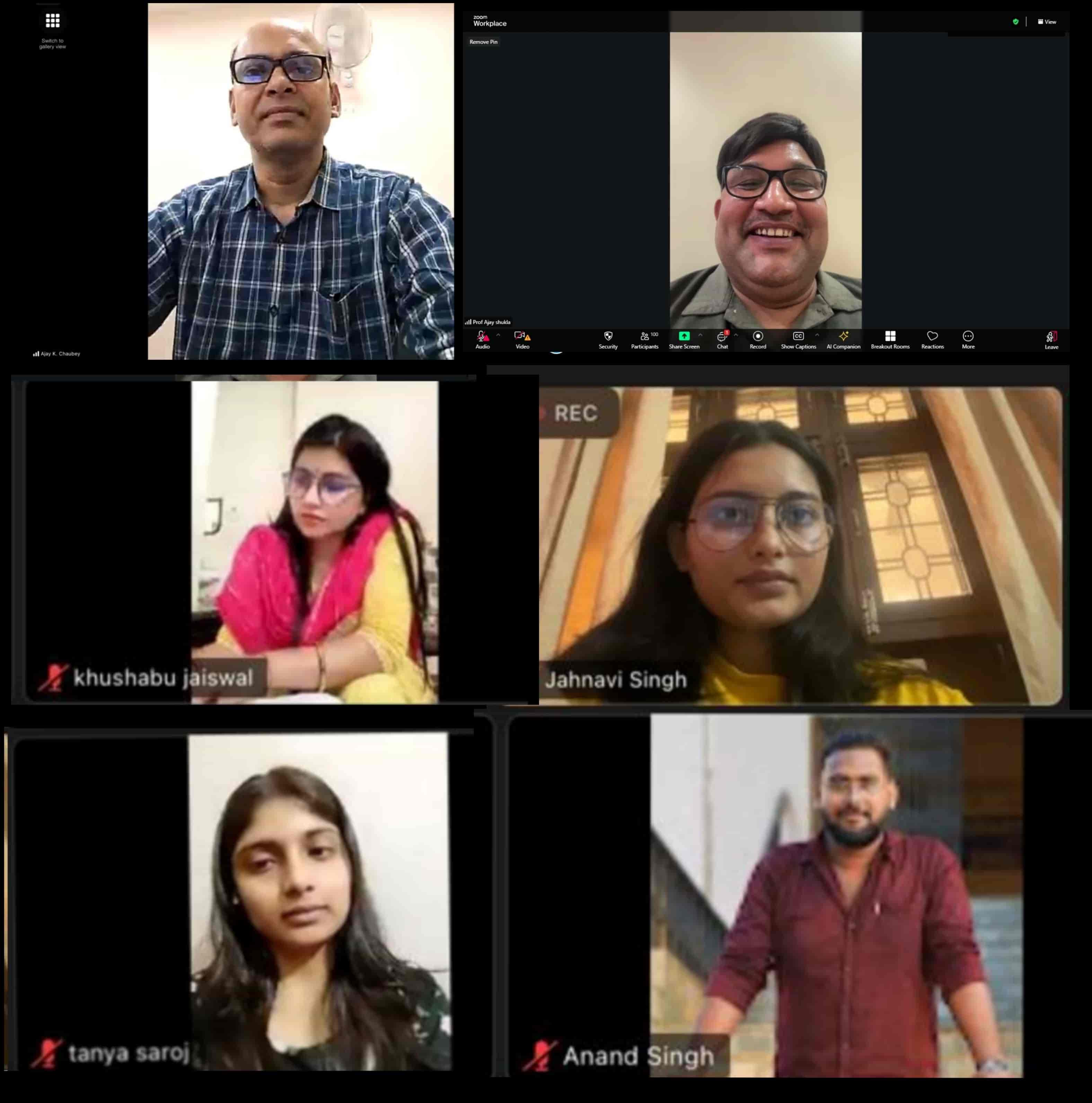 वैल्यू एडेड कोर्स (Value Added Course) पर वक्ताओं के वक्तव्य