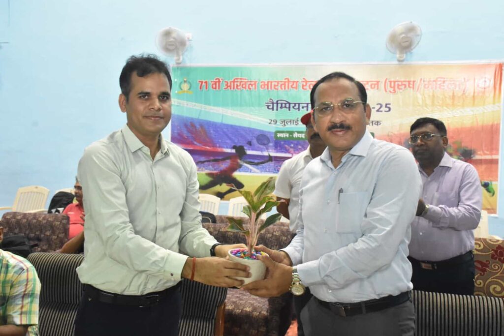 71st All India Railways Badminton Championship का शुभारंभ 71वीं अखिल भारतीय रेलवे बैडमिंटन चैपियनशिप 2024-25 (71st All India Railways Badminton Championship 2024-25) भव्य उद्घाटन एवं भागीदारी