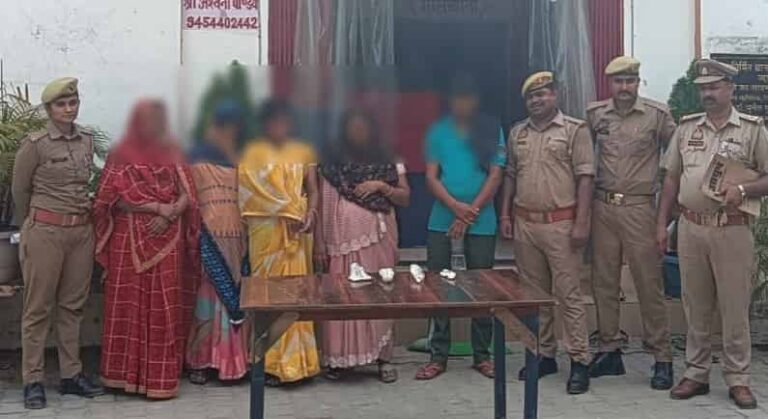 गीडा पुलिस की कार्रवाई और गिरफ्तारी