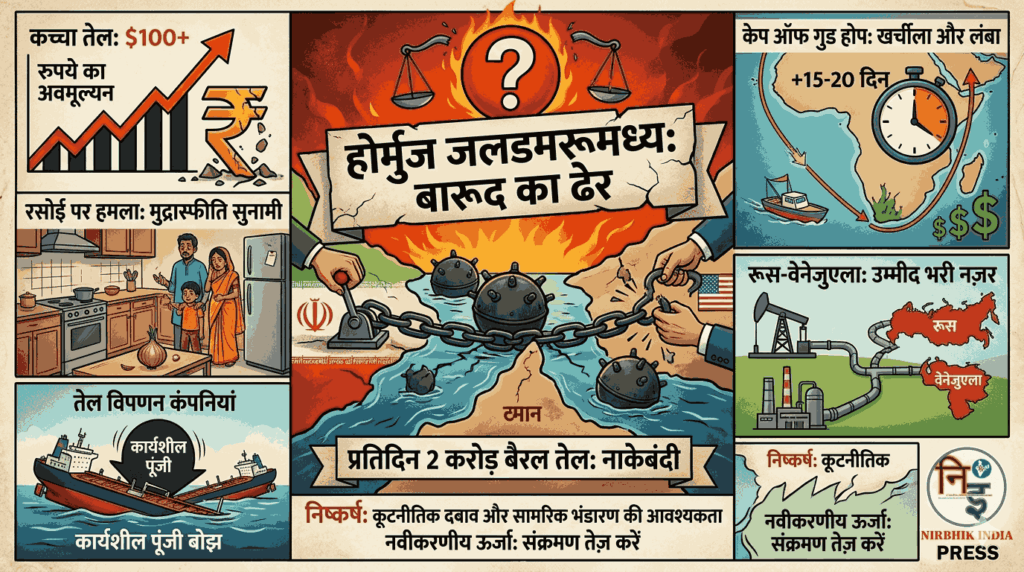 Strait of Hormuz का संकट से 5 विनाशकारी परिणाम Strait of Hormuz): वैश्विक तेल आपूर्ति पर मंडराता सबसे खौफनाक साया