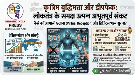 कृत्रिम बुद्धिमत्ता और डीपफेक : डिजिटल भस्मासुर कृत्रिम बुद्धिमत्ता और डीपफेक (Artificial Intelligence and Deepfake) - एक परिचयात्मक और समस्यात्मक विश्लेषण