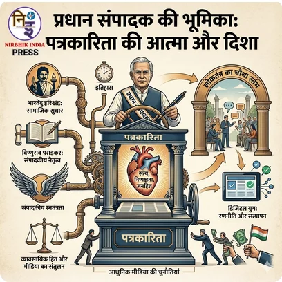 प्रधान संपादक की भूमिका (Role of Editor in Chief) व पत्रकारिता का इतिहास